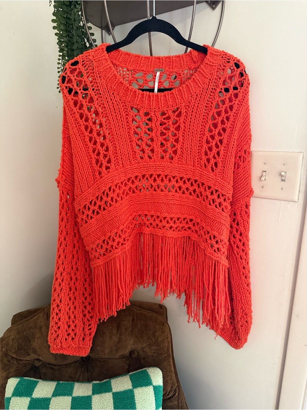 Free People Crochet Sweater